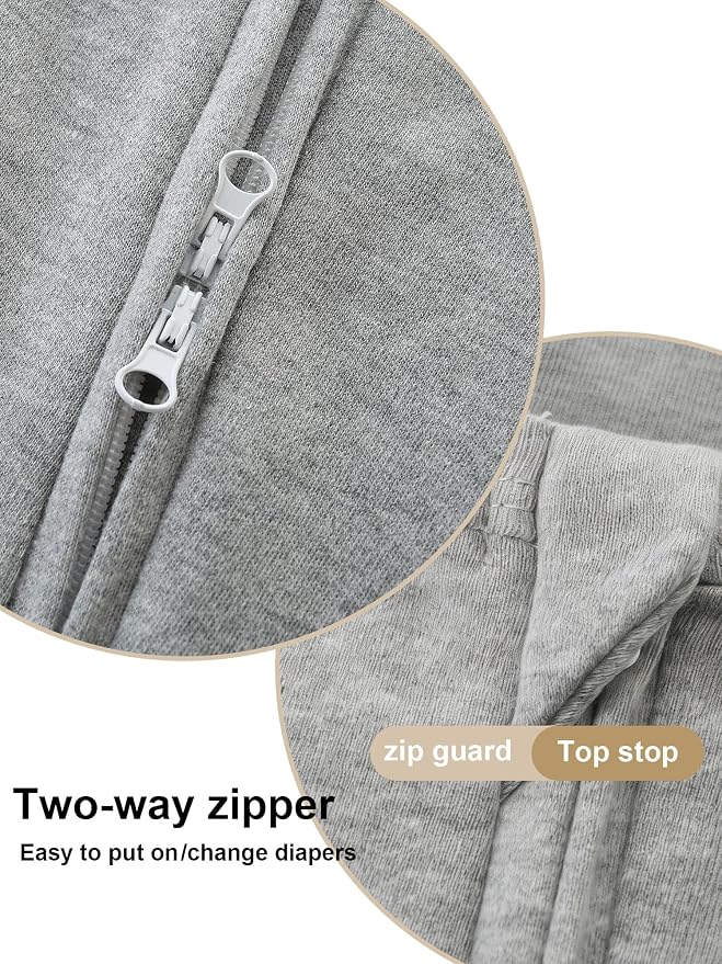 Babymine 100% Cotton 2-Way Zipper Little Brother Newborn Outfit 0-3 Months | - Image 4