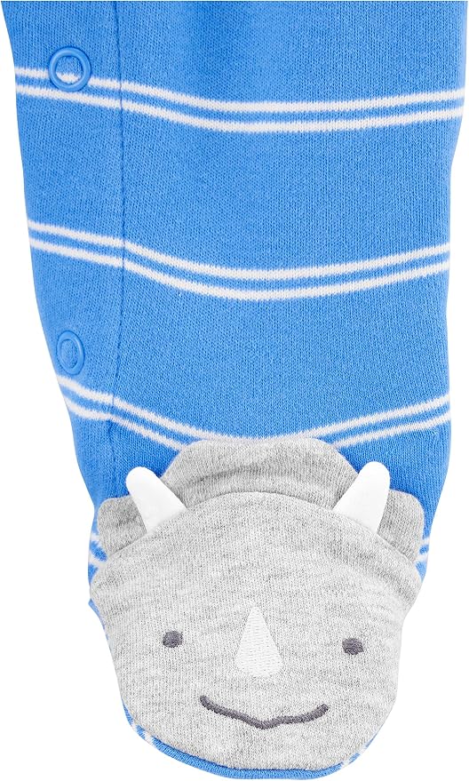 Simple Joys by Carter's baby-boys 2-way Zip Thermal Footed Sleep and Play - Image 3