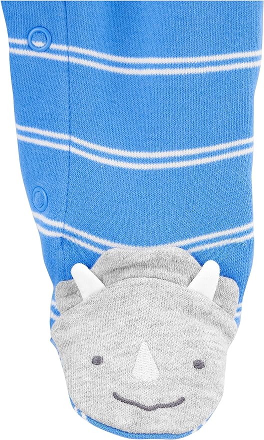 Simple Joys by Carter's baby-boys 2-way Zip Thermal Footed Sleep and Play - Image 3