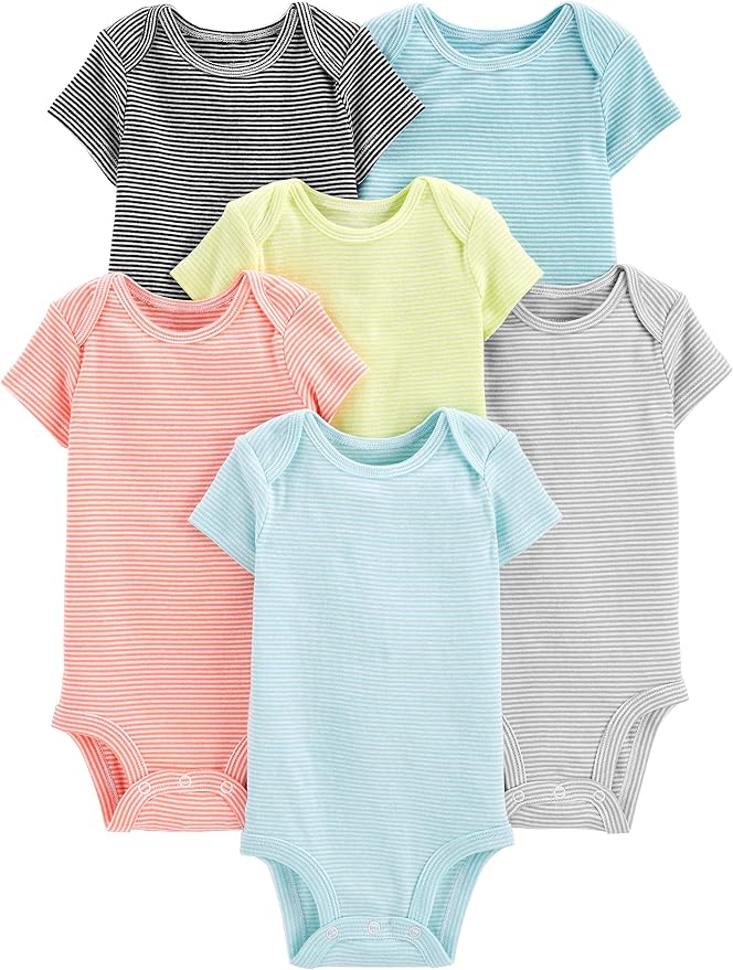 Simple Joys by Carter's Unisex Babies' Short-Sleeve Bodysuit by SimpleJoysbyCarters