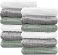 Sunny zzzZZ Baby Muslin Washcloths -100% Cotton Muslin Soft Baby Bath Wash by Sunny+zzzZZ