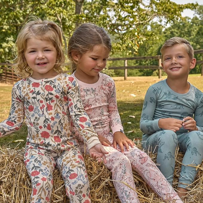 Modern Moments by Gerber Baby Boys & Girls Hacci Footless Pajamas - Image 3
