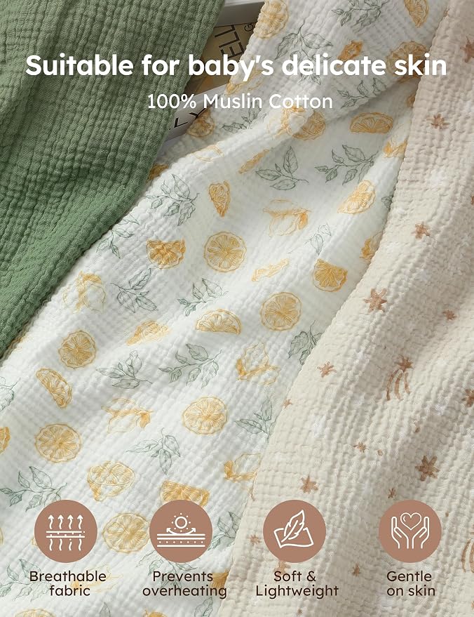 Unnivoll Muslin Swaddle Blankets - Image 5