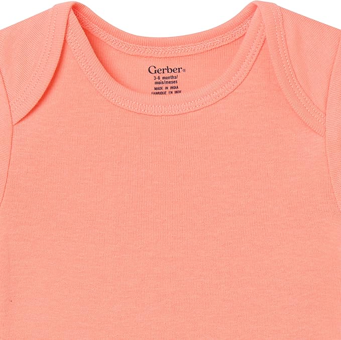 Gerber Baby Boys & Girls 8-Pack Short Sleeve Onesies Bodysuits - Image 8