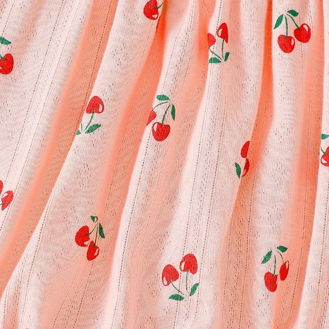 ROMPERINBOX Baby Girl Bodysuit Cotton Spaghetti Strap Sleeveless Onsies Summer - Image 4