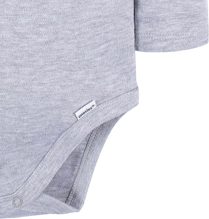 Gerber Baby Boys & Girls Long Sleeve Onesies Multi-Pack Interlock 180 Gsm - Image 4