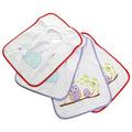 Dreambaby Terry Cloth Cotton Pullover Baby Bibs for Teething Feeding and Drooling - Super Absorbent & Extra Soft - Machine Washable for Easy Cleaning - Owl and Whales