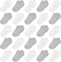 25 Pairs Toddler Girls Ankle Socks Soft Low Cut by SPTRAMLE