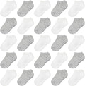 25 Pairs Toddler Girls Ankle Socks Soft Low Cut by SPTRAMLE