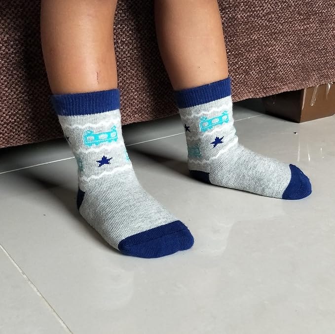 RATIVE Non Skid Anti Slip Crew Socks - Image 8