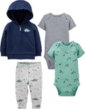 Simple Joys by Carter's Baby Boys 4-piece Jacket, and Bodysuit Set by SimpleJoysbyCarters