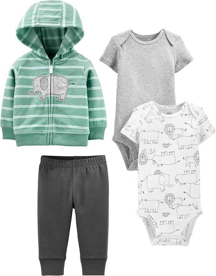 Simple Joys by Carter's Baby Boys 4-piece Jacket, and Bodysuit Set by SimpleJoysbyCarters