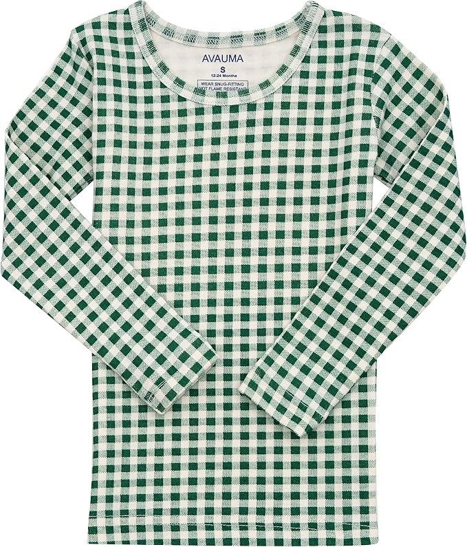 AVAUMA Baby Boys Girls Pajama Set 6M-7T Kids Cute Toddler Snug fit Pattern - Image 3