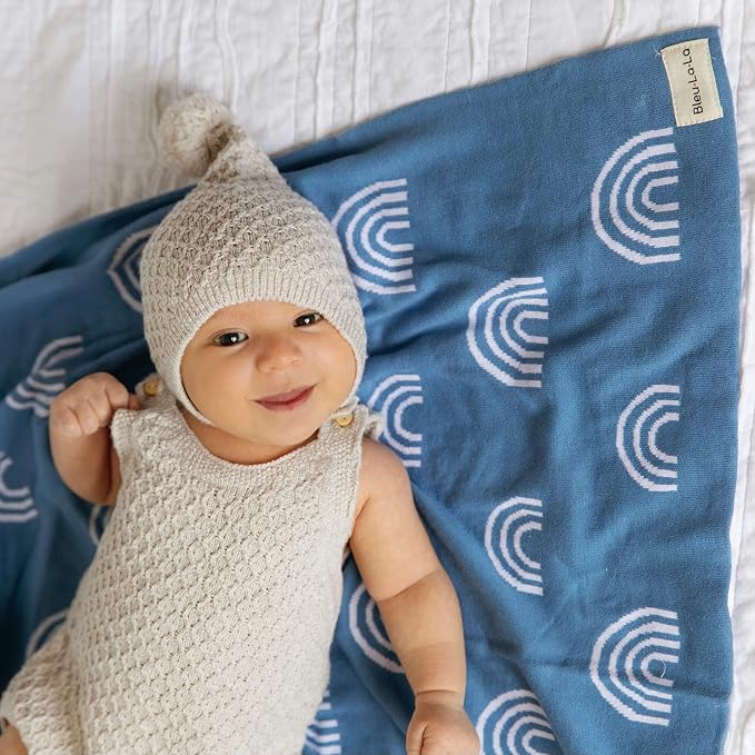 Baby Receiving Blanket Boys 100% Cotton Buttery Soft Cozy Receiving Swaddle - Image 9