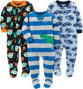 Simple Joys by Carter's Baby Boys Loose-Fit Flame Resistant Fleece Footed by SimpleJoysbyCarters