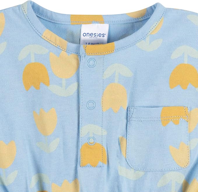 Onesies Brand Baby Girls' 3-pack Romper - Image 2
