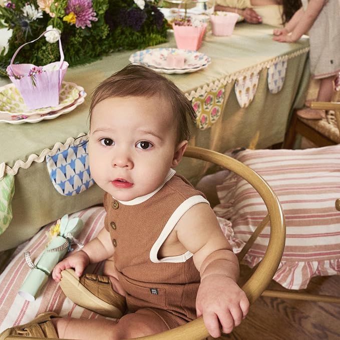 Modern Moments by Gerber Baby Boys' Sleeveless Romper - Image 6
