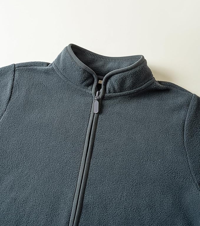 Toddler Boys Girls Fleece Jacket Lightweight Fall Spring 2-12 Years - Image 3