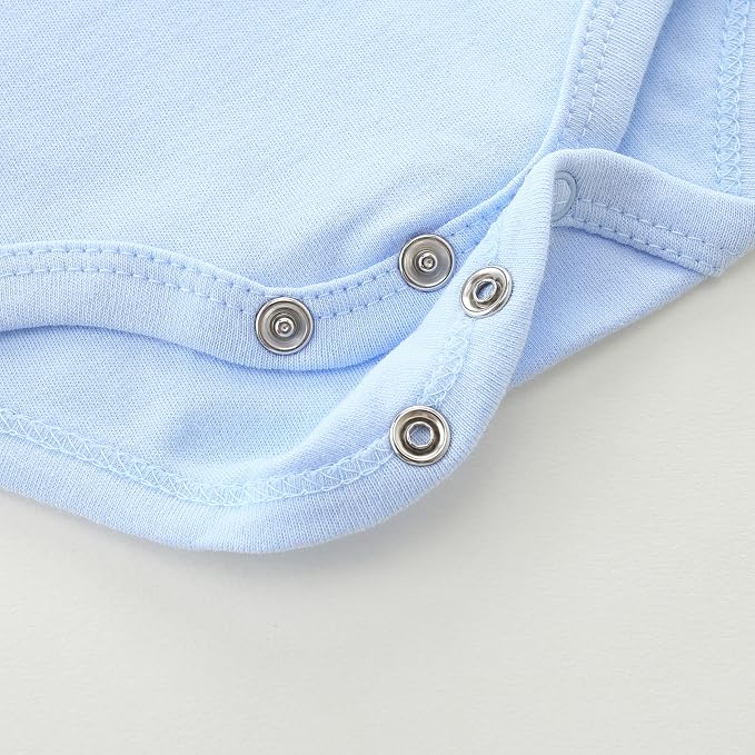 Baby Girl Collared Onsie Polo Bodysuit Boy Cotton Romper Short Sleeve 0~24M - Image 7