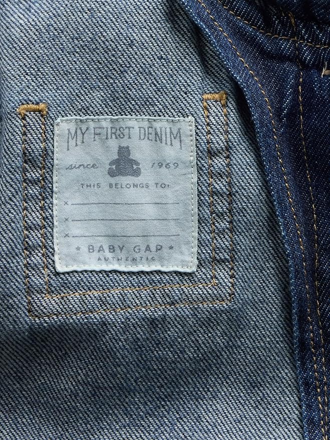 GAP Baby My First Denim Hooded Jacket - Image 3