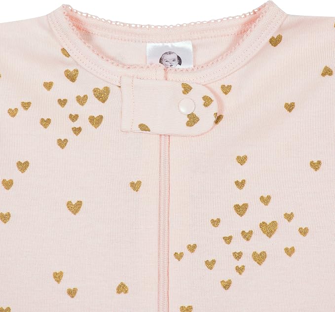 Gerber Baby Girls 2-Pack Footed Pajamas - Image 2
