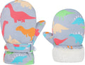 Toddler Gloves Kids Mittens Winter Warm Lined Fleece Gloves Waterproof Snow by Slivery+Color