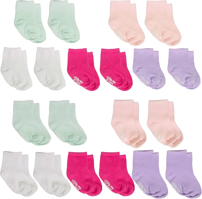 Little Me 20-Pack Newborn Baby Infant & Toddler Unisex Socks, by LittleMeChildrensApparel