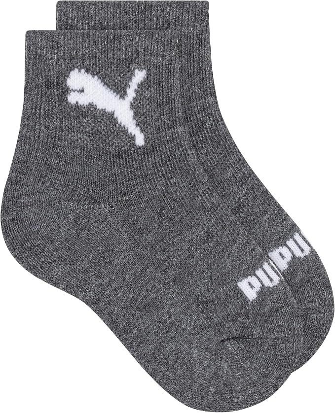 PUMA Unisex Baby 6-pack Infant Anklet Socks, Extra Cushion & Comfort-toe - Image 4