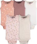 Gerber Baby Girls Multi-Pack Sleeveless Onesies Bodysuit by Gerber