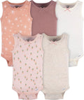 Gerber Baby Girls Multi-Pack Sleeveless Onesies Bodysuit by Gerber