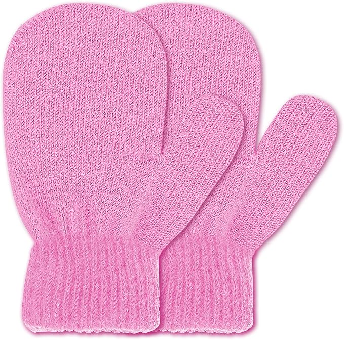 UTTPLL Toddler Magic Stretch Gloves Mittens Multicolor Soft Knit Gloves Warm by UTTPLL