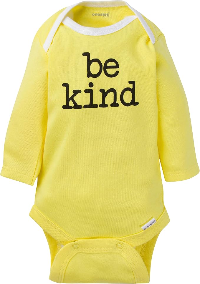 Onesies Brand Baby Boys & Girls 6-Pack Long Sleeve Bodysuits - Image 4