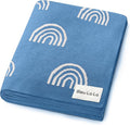 Baby Receiving Blanket Boys 100% Cotton Buttery Soft Cozy Receiving Swaddle by BleuLaLa