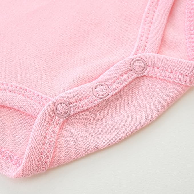 Baby Girl Collared Onsie Polo Bodysuit Boy Cotton Romper Short Sleeve 0~24M - Image 5