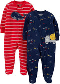 Simple Joys by Carter's baby-boys 2-way Zip Thermal Footed Sleep and Play by SimpleJoysbyCarters