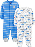 Simple Joys by Carter's baby-boys 2-way Zip Thermal Footed Sleep and Play by SimpleJoysbyCarters