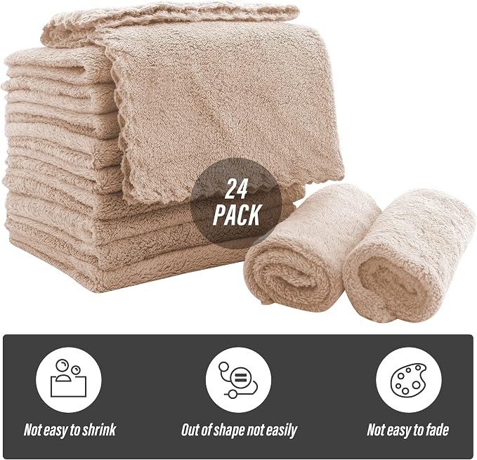 Sunny zzzZZ Ultra Soft 24 Pack Baby Washcloths - Image 2