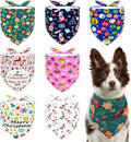 Christmas Dog Bandanas for Large Dogs Breed 7 Pcs Sewing Hemming Christmas Dog by Bestwishforyou