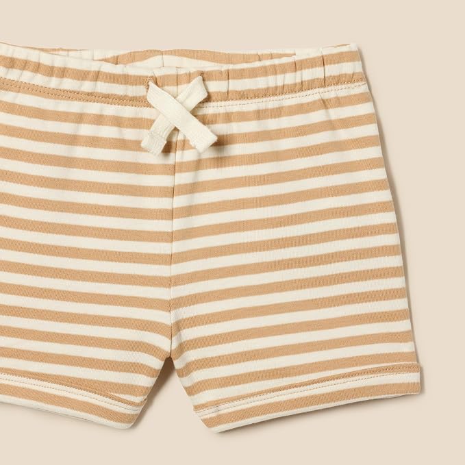 Amazon Essentials Unisex Toddlers' Short Sleeve 100% Cotton Bodysuit and Short - Image 6