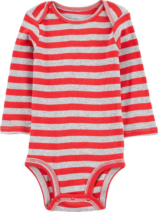 Simple Joys by Carter's Baby Boys Long-Sleeve Bodysuit Pack of 5Bodysuit - Image 2