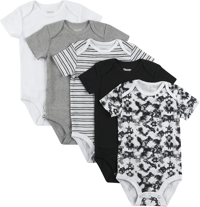 Hanes Baby Bodysuits, Ultimate Flexy Short Sleeve by Hanes