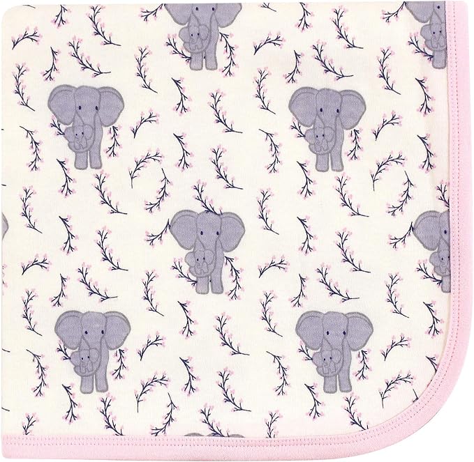Touched by Nature Unisex Baby Organic Cotton Swaddle, Receiving and - Image 2