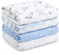 GLLQUEN BABY Muslin Swaddle Blankets 4Pk Receiving Blanket Large 35" x 40" | by GLLQUENBABY