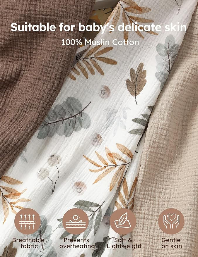 Unnivoll Muslin Swaddle Blankets - Image 5