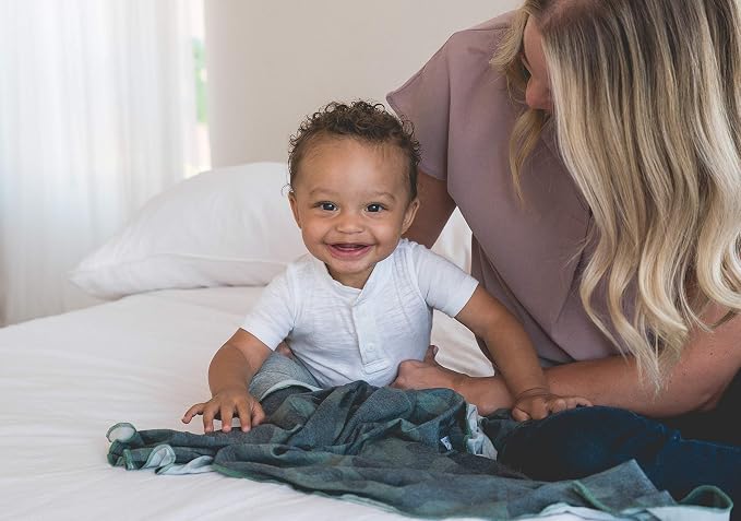 Copper Pearl Swaddle Blankets for Newborns | Soft Stretchy Receiving Blankets - Image 4