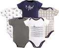 Hudson Baby Unisex Baby Cotton Bodysuits 5-pack by HudsonBaby