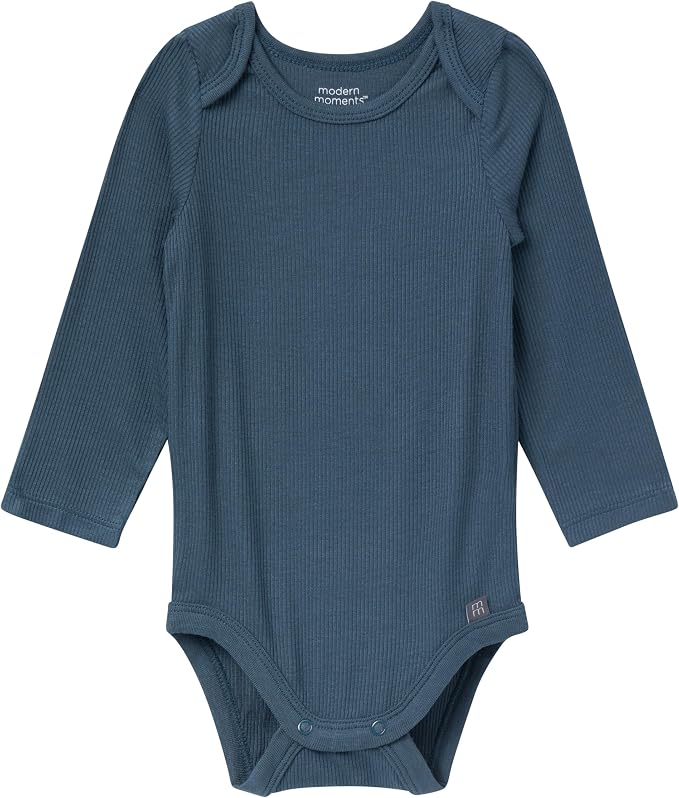 Modern Moments by Gerber Baby Viscose 4-Pack Bodysuit & Pant Set - Image 4
