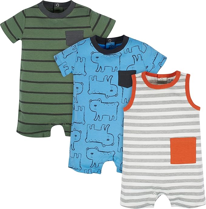 Onesies Brand Baby Boys 3-Pack Romper by OnesiesBrand