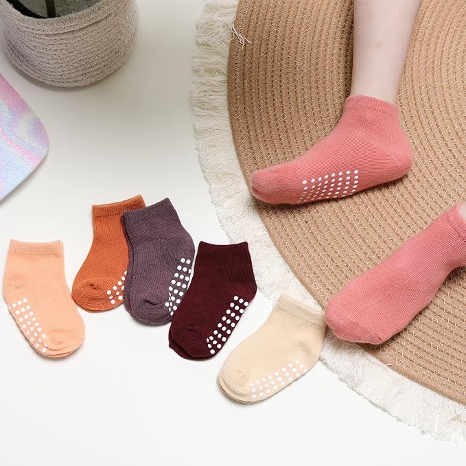 Baby Non-Slip Ankle Socks 12 Pack Soft Cotton - Image 7