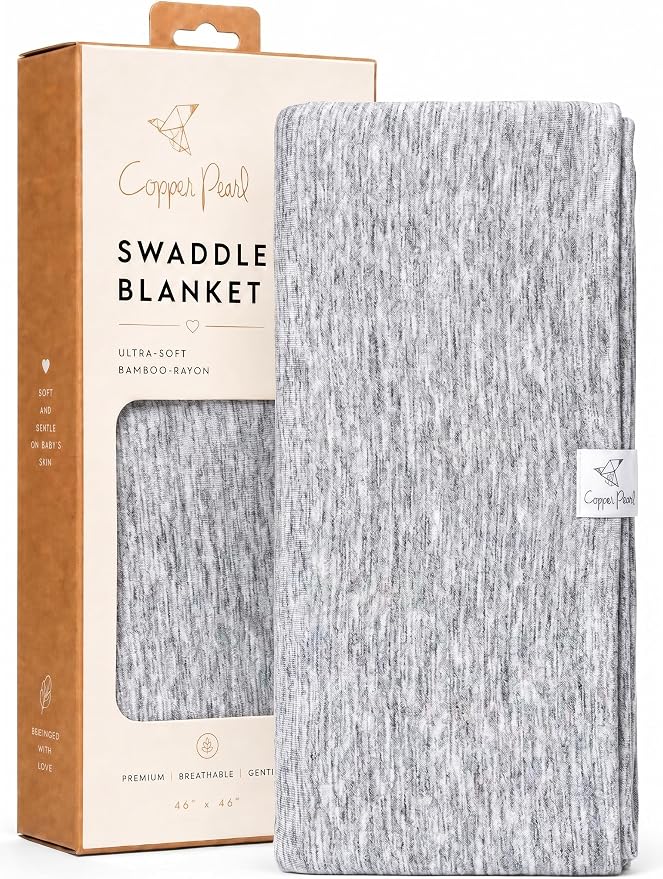 Copper Pearl Swaddle Blankets for Newborns | Soft Stretchy Receiving Blankets by CopperPearl